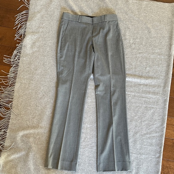Classic Women's Gray Trousers Logan size Petite 0 - Picture 3 of 3